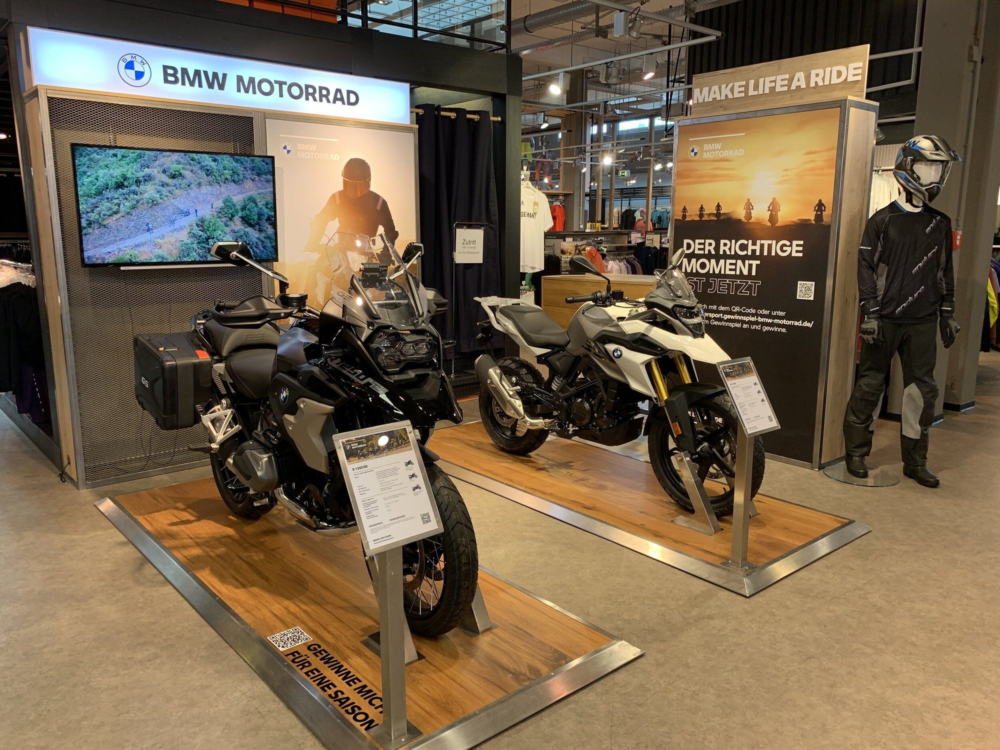 BMW Motorrad Kampagne im INTERSPORT Krumholz